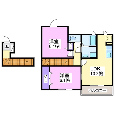 プリムラの物件間取画像